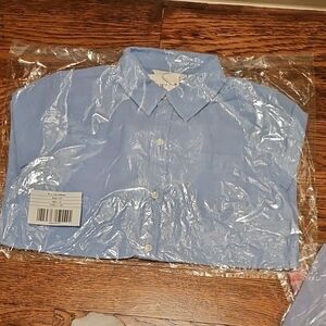 Janie and Jack Light Blue Button Down Shirt